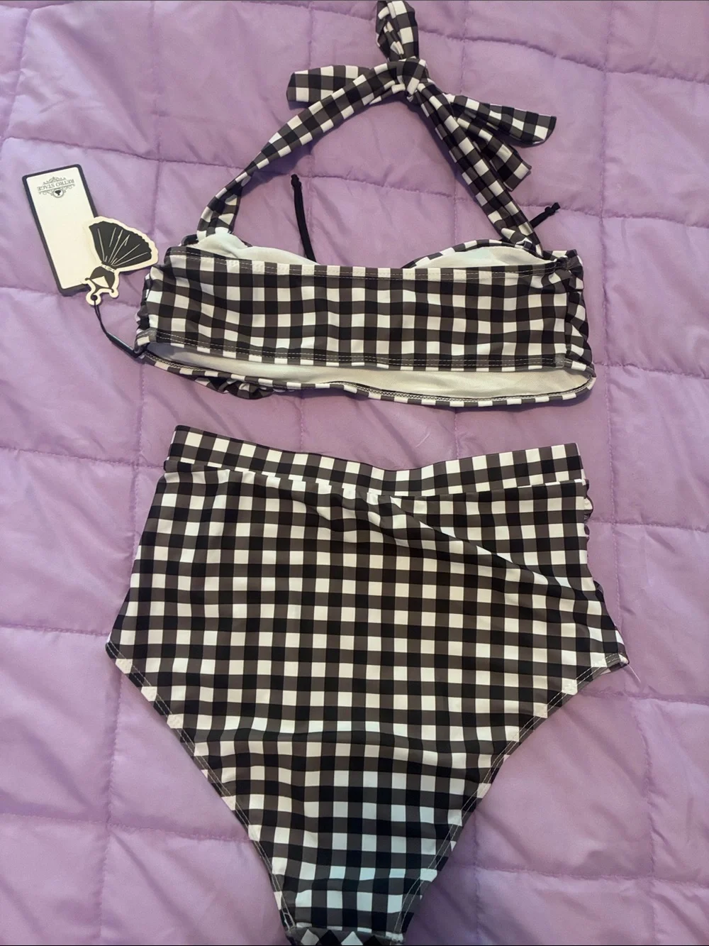 Retro stage high wasted bikini size medium